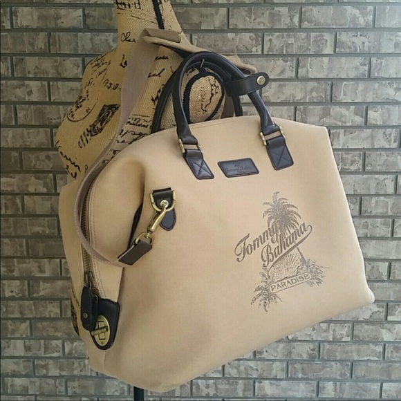 Tommy Bahama Handbags - 🏝 TOMMY BAHAMA Large Canvas Tote Bag ☀️🏝